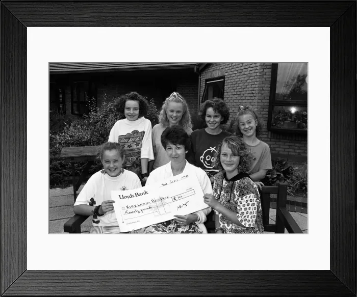Framed Print : Two Taylor Hill girls have used their summer holidays to help others Framed Print : Two Taylor Hill girls have used their summer holidays to help others