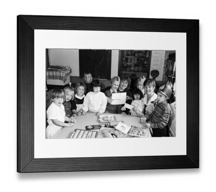 Framed Print : If you go down to the woods today... Golcar playgroup raised £ Framed Print : If you go down to the woods today... Golcar playgroup raised £