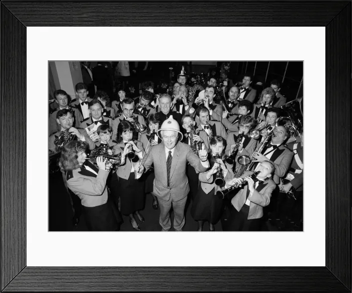 Framed Print : Norris McWhirter co-founder of the Guinness Book of records along with his brother Ross Framed Print : Norris McWhirter co-founder of the Guinness Book of records along with his brother Ross