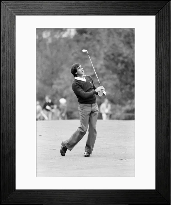Framed Print : 1983 Suntory World Match Play Championship at Wentworth, Friday 7th October 1983