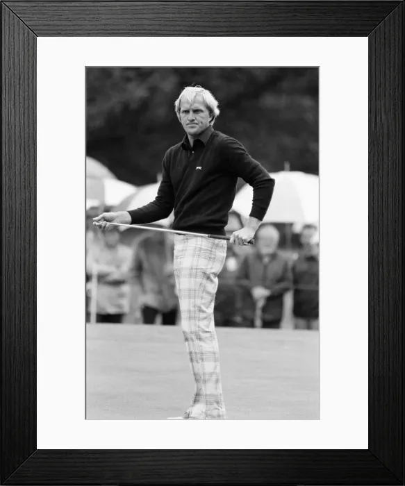 Framed Print : 1983 Suntory World Match Play Championship at Wentworth, Friday 7th October 1983 Framed Print : 1983 Suntory World Match Play Championship at Wentworth, Friday 7th October 1983