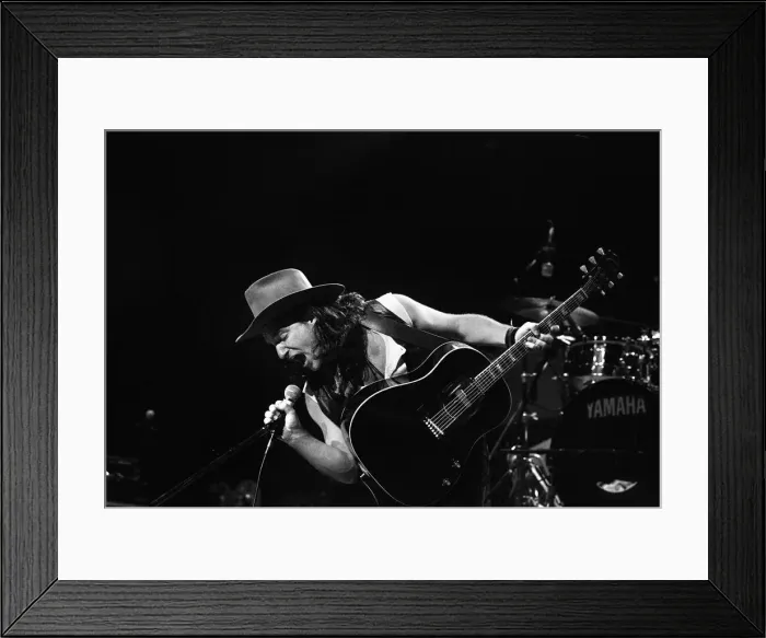 Framed Print : Rock group U2 performing on stage at the National Exhibition Centre in Birmingham Framed Print : Rock group U2 performing on stage at the National Exhibition Centre in Birmingham