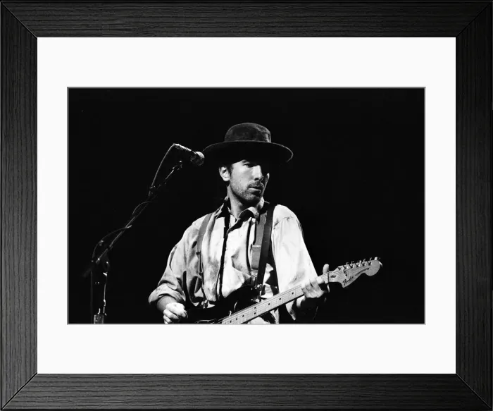 Framed Print : Rock group U2 performing on stage at the National Exhibition Centre in Birmingham Framed Print : Rock group U2 performing on stage at the National Exhibition Centre in Birmingham