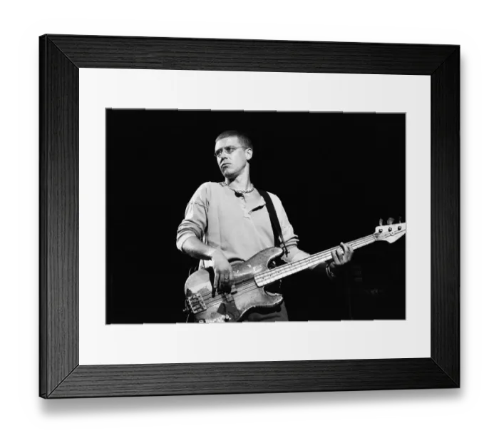 Framed Print : Rock group U2 performing on stage at the National Exhibition Centre in Birmingham