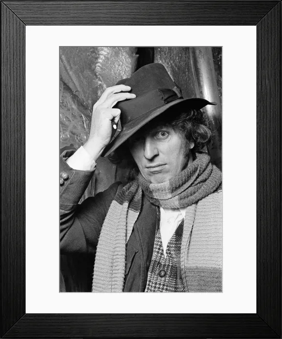 Framed Print : Tom Baker, actor who plays the fourth incarnation of The Doctor in BBC TV series Doctor