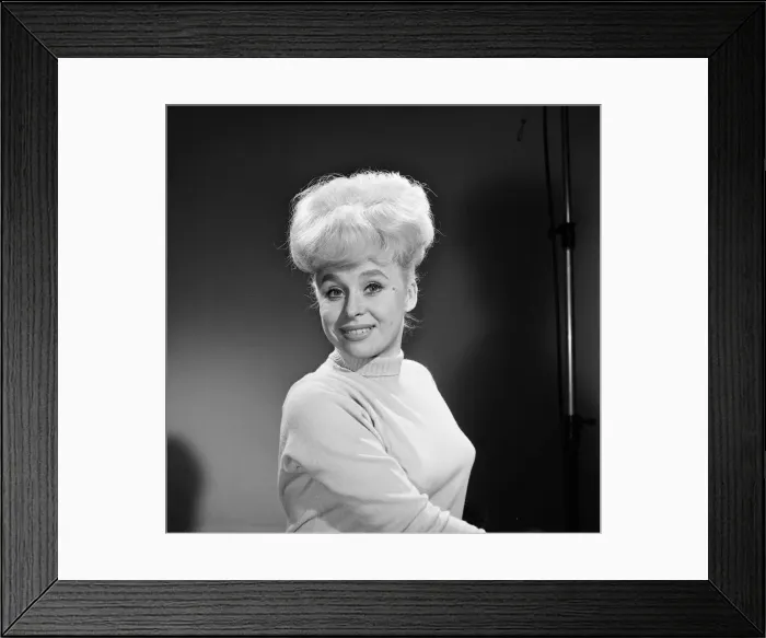 Framed Print : Barbara Windsor, actress and star of BBC TV Series, The Rag Trade Framed Print : Barbara Windsor, actress and star of BBC TV Series, The Rag Trade