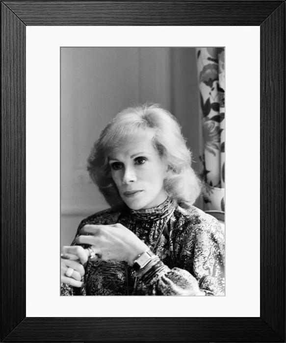 Framed Print : American Comedian Joan Rivers, 10th December 1983 Framed Print : American Comedian Joan Rivers, 10th December 1983