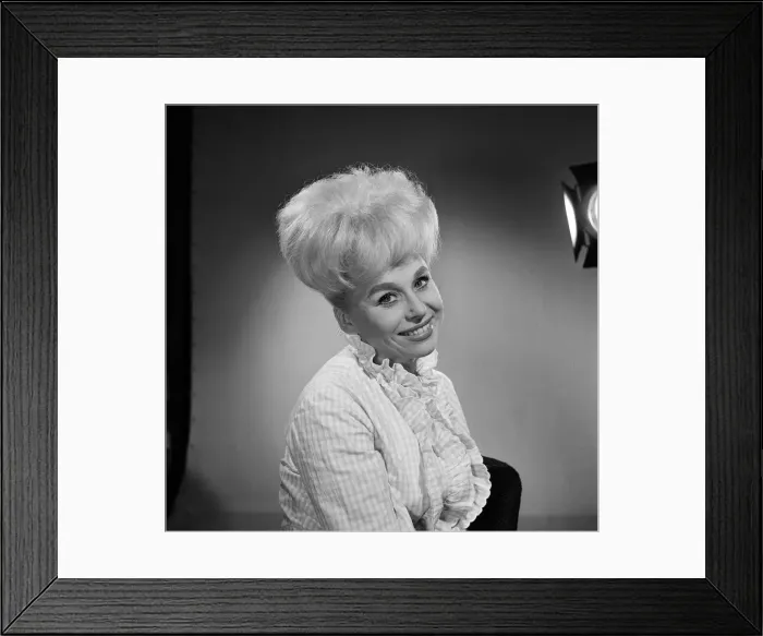 Framed Print : Barbara Windsor, actress and star of BBC TV Series, The Rag Trade Framed Print : Barbara Windsor, actress and star of BBC TV Series, The Rag Trade