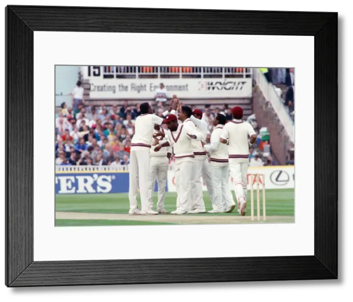 Framed Print : Texaco Trophy - 1st One Day International England v West Indies at Old Trafford Framed Print : Texaco Trophy - 1st One Day International England v West Indies at Old Trafford