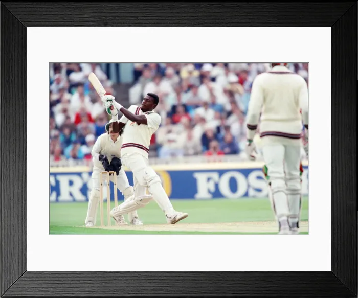 Framed Print : Texaco Trophy - 1st One Day International England v West Indies at Old Trafford