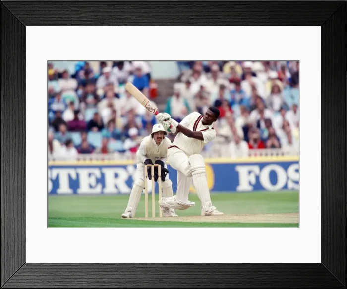Framed Print : Texaco Trophy - 1st One Day International England v West Indies at Old Trafford