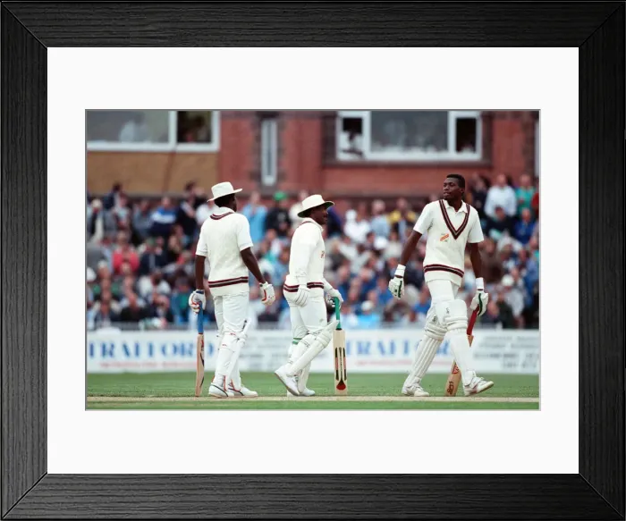 Framed Print : Texaco Trophy - 2nd One Day International England v West Indies at Headingley