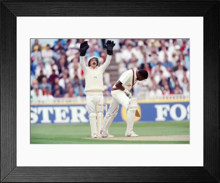 Framed Print : Texaco Trophy - 1st One Day International England v West Indies at Old Trafford
