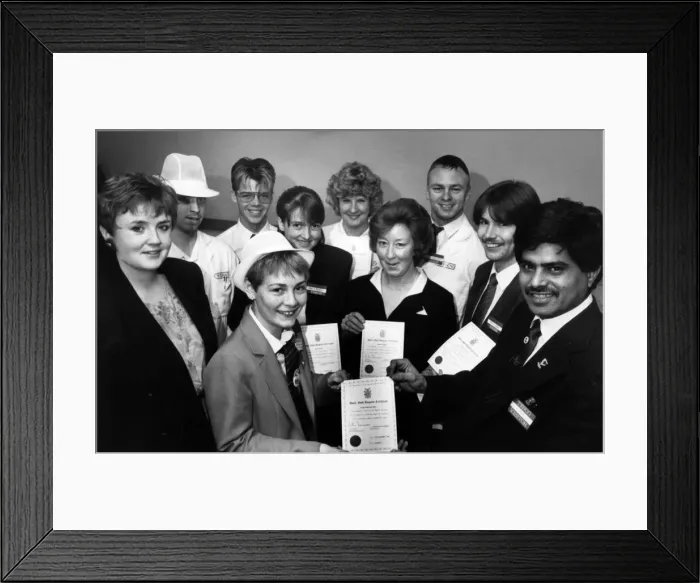 Framed Print : Tesco Coventry have been awarded a certificate of hygiene by the City Council Framed Print : Tesco Coventry have been awarded a certificate of hygiene by the City Council