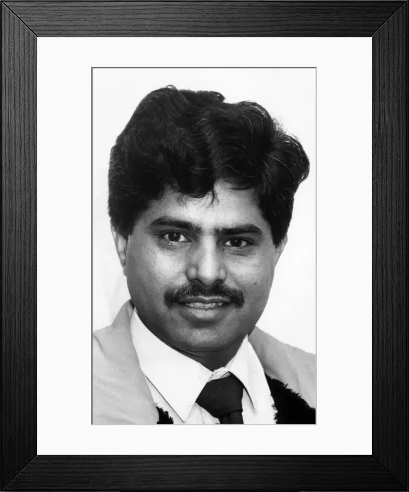 Framed Print : Councillor Raj Malhotra, first Asian Councillor for Coventry