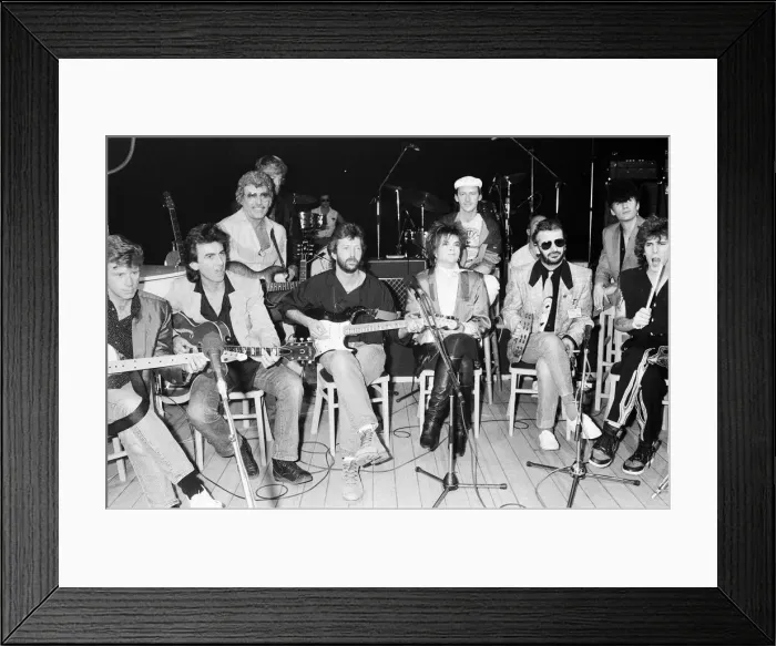 Framed Print : Carl Perkins assembled himself a super backing group at Channel 4 Framed Print : Carl Perkins assembled himself a super backing group at Channel 4