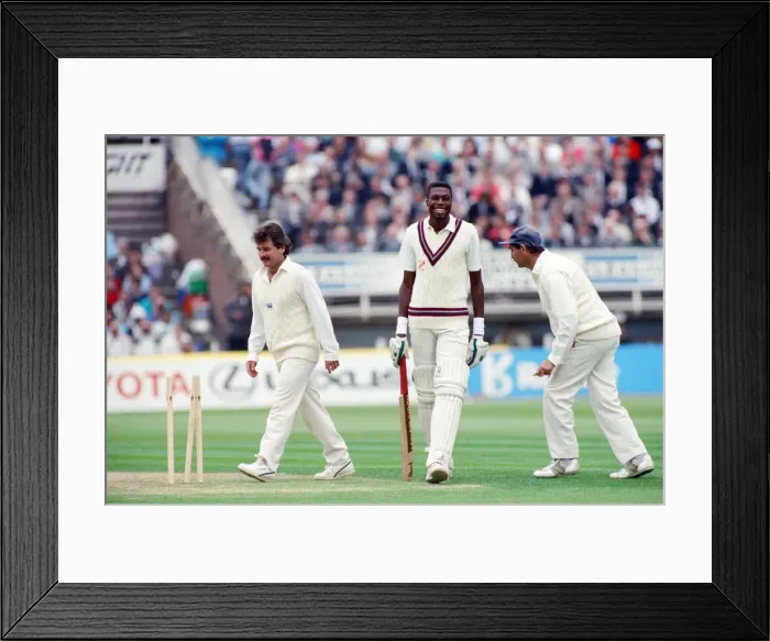 Framed Print : Texaco Trophy - 1st One Day International England v West Indies at Old Trafford Framed Print : Texaco Trophy - 1st One Day International England v West Indies at Old Trafford