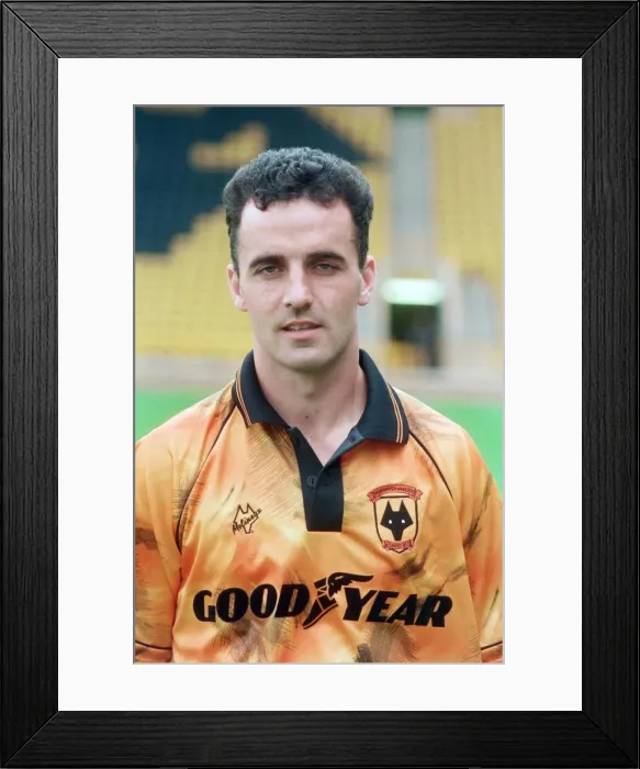 Framed Print : Paul Cook of Wolverhampton Wanderers F. C. 4th August 1992 Framed Print : Paul Cook of Wolverhampton Wanderers F. C. 4th August 1992
