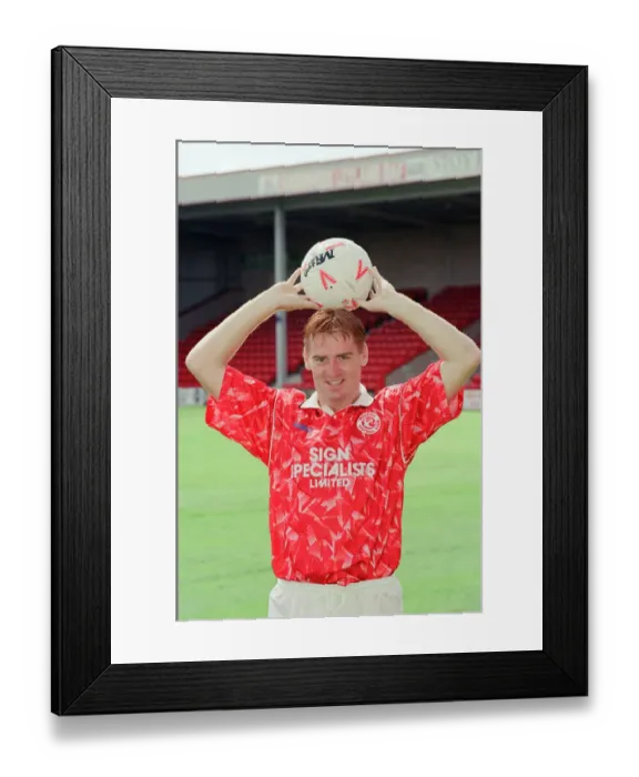 Framed Print : Walsall FFC, Pre Season Photo-call, 30th July 1993. Dean Smith, Walsall FC Player Framed Print : Walsall FFC, Pre Season Photo-call, 30th July 1993. Dean Smith, Walsall FC Player