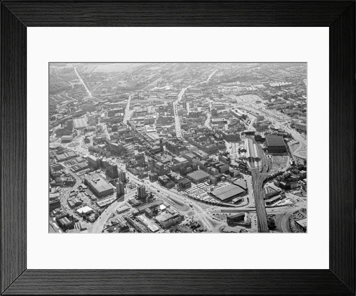 Framed Print : Aerial Pix, Huddersfield, West Yorkshire, England, 19th September 1986 Framed Print : Aerial Pix, Huddersfield, West Yorkshire, England, 19th September 1986