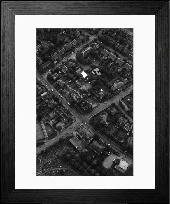 Framed Print : Aerial Pix, Huddersfield, West Yorkshire, England, 19th September 1986 Framed Print : Aerial Pix, Huddersfield, West Yorkshire, England, 19th September 1986