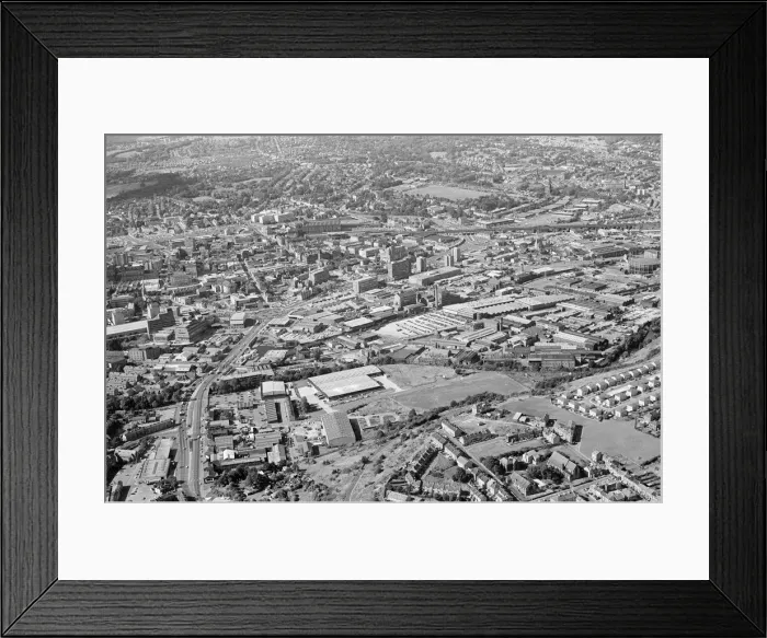 Framed Print : Aerial Pix, Huddersfield, West Yorkshire, England, 19th September 1986 Framed Print : Aerial Pix, Huddersfield, West Yorkshire, England, 19th September 1986
