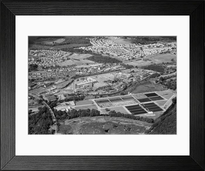 Framed Print : Aerial Pix, Huddersfield, West Yorkshire, England, 19th September 1986 Framed Print : Aerial Pix, Huddersfield, West Yorkshire, England, 19th September 1986