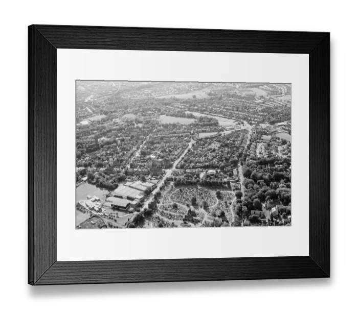 Framed Print : Aerial Pix, Huddersfield, West Yorkshire, England, 19th September 1986 Framed Print : Aerial Pix, Huddersfield, West Yorkshire, England, 19th September 1986