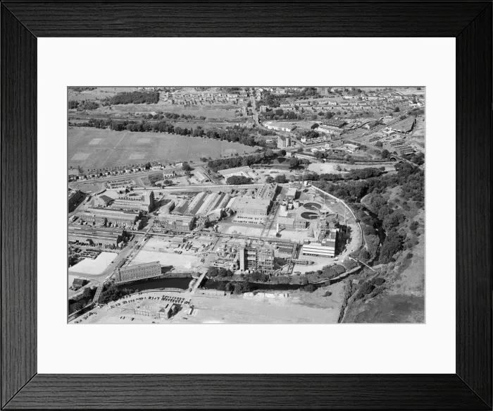 Framed Print : Aerial Pix, Huddersfield, West Yorkshire, England, 19th September 1986 Framed Print : Aerial Pix, Huddersfield, West Yorkshire, England, 19th September 1986
