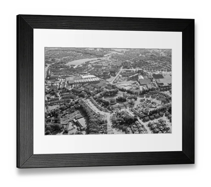 Framed Print : Aerial Pix, Huddersfield, West Yorkshire, England, 19th September 1986 Framed Print : Aerial Pix, Huddersfield, West Yorkshire, England, 19th September 1986