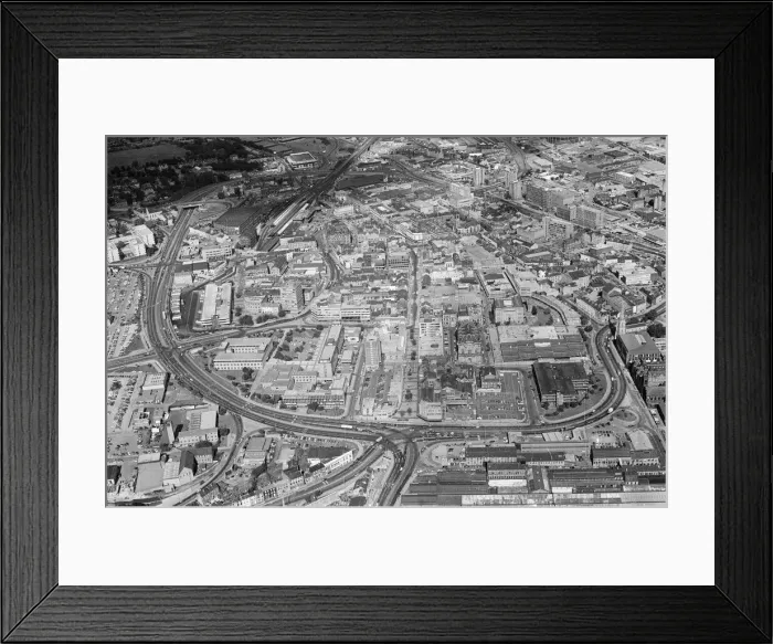 Framed Print : Aerial Pix, Huddersfield, West Yorkshire, England, 19th September 1986 Framed Print : Aerial Pix, Huddersfield, West Yorkshire, England, 19th September 1986