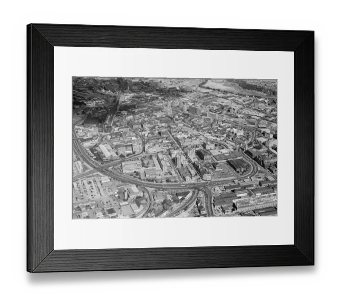 Framed Print : Aerial Pix, Huddersfield, West Yorkshire, England, 19th September 1986 Framed Print : Aerial Pix, Huddersfield, West Yorkshire, England, 19th September 1986