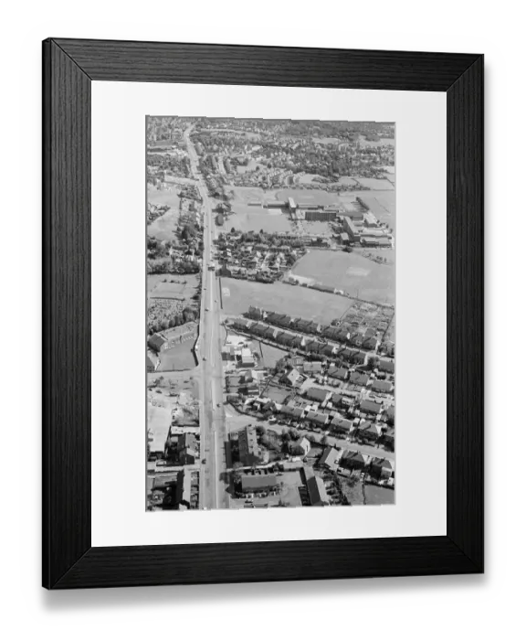 Framed Print : Aerial Pix, Huddersfield, West Yorkshire, England, 19th September 1986