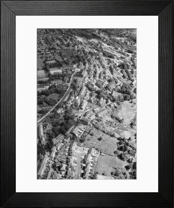 Framed Print : Aerial Pix, Huddersfield, West Yorkshire, England, 19th September 1986 Framed Print : Aerial Pix, Huddersfield, West Yorkshire, England, 19th September 1986