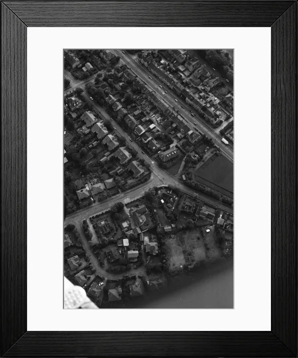 Framed Print : Aerial Pix, Huddersfield, West Yorkshire, England, 19th September 1986