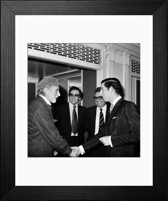 Framed Print : Prince Charles dines with The Goons at The Dorchester, London