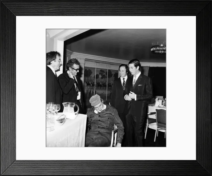 Framed Print : Prince Charles dines with The Goons at The Dorchester, London
