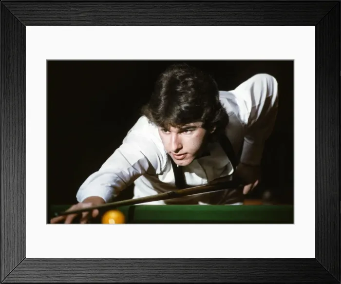 Framed Print : Benson and Hedges Championship at Wembley. Canadian snooker player Kirk Stevens in Framed Print : Benson and Hedges Championship at Wembley. Canadian snooker player Kirk Stevens in