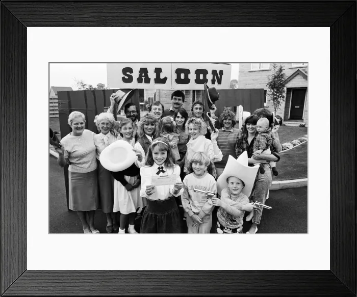 Framed Print : Hotshots... thats residents of Ashford Court, Highburton, who raised £107 Framed Print : Hotshots... thats residents of Ashford Court, Highburton, who raised £107