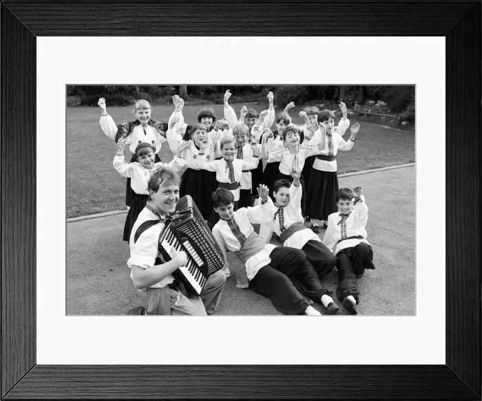 Framed Print : A-dancing we will go... and thats what these young Ukrainian Club dancers did in Framed Print : A-dancing we will go... and thats what these young Ukrainian Club dancers did in