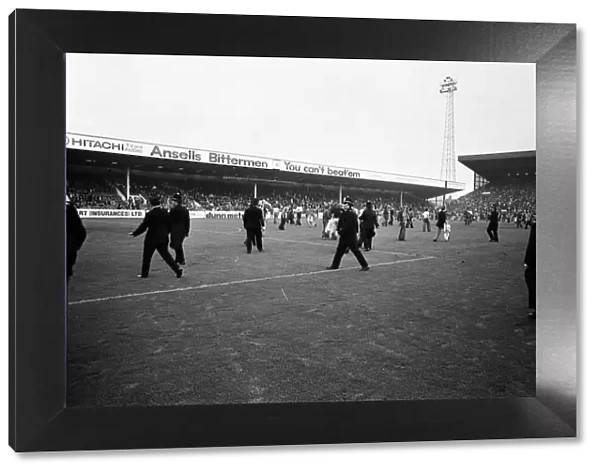 Aston Villa v Rangers match at Villa Park, which was later abandoned after a pitch