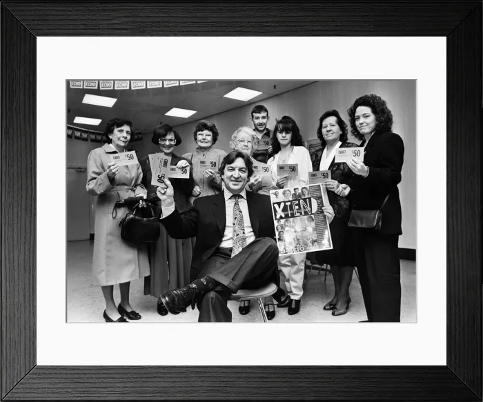 Framed Print : English fashion designer and retailer, Former chairman of Next George Davies Framed Print : English fashion designer and retailer, Former chairman of Next George Davies