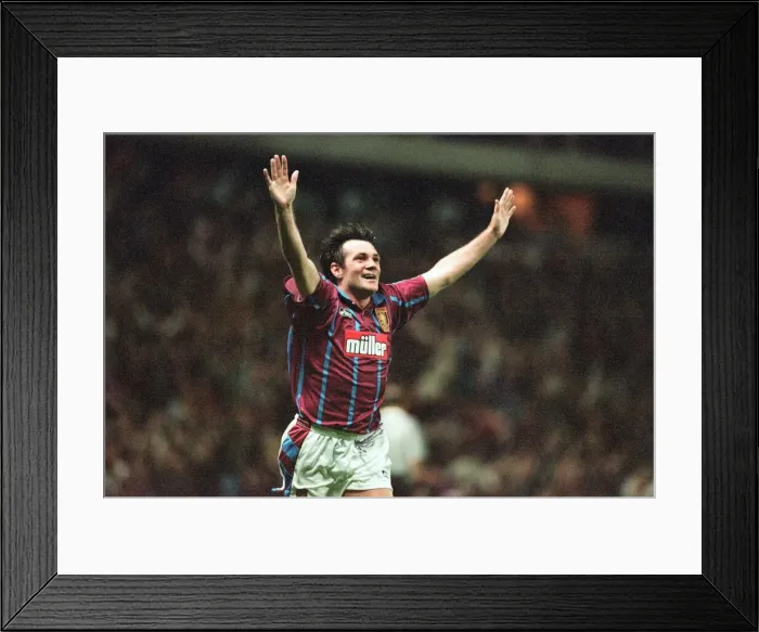 Framed Print : Ray Houghton UEFA Cup match second leg, Aston Villa 1- 0 Inter Milan Framed Print : Ray Houghton UEFA Cup match second leg, Aston Villa 1- 0 Inter Milan