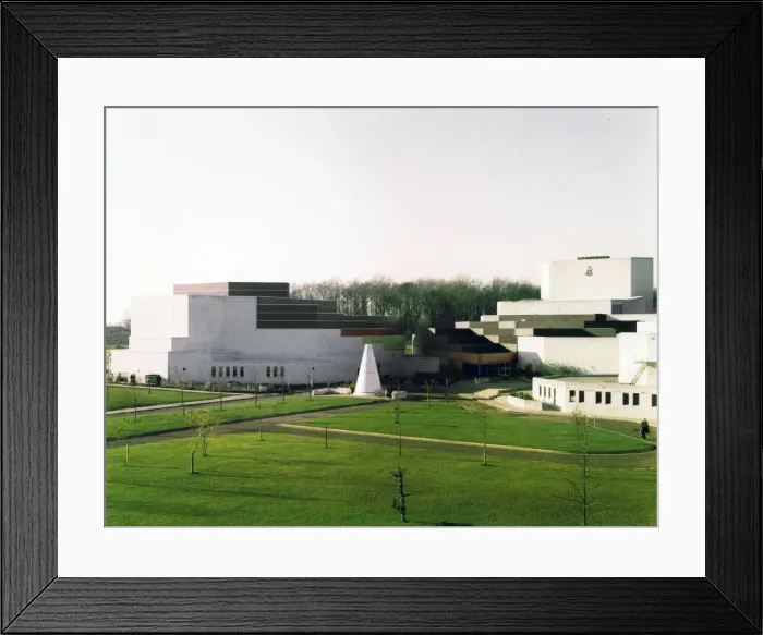 Framed Print : Exterior view of the Warwick Arts Centre at the University of Warwick. Circa 1980 Framed Print : Exterior view of the Warwick Arts Centre at the University of Warwick. Circa 1980