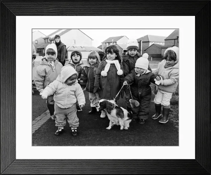 Framed Print : These toddlers took their first steps in fundraising in a bid to raise cash for a growing Framed Print : These toddlers took their first steps in fundraising in a bid to raise cash for a growing