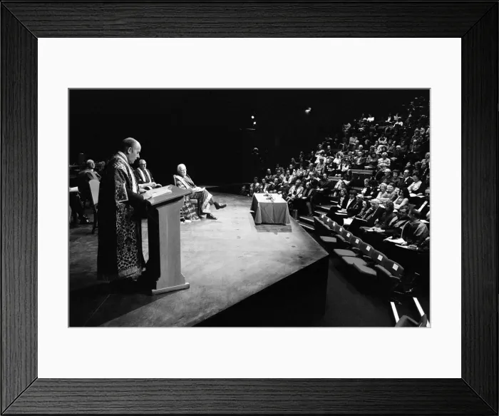 Framed Print : Official opening of the newly completed Warwick Arts Centre at the University of Warwick