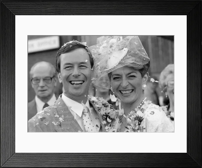 Framed Print : Newlyweds, Kay Alexander & Brian Conway, Presenters, Midlands Today Framed Print : Newlyweds, Kay Alexander & Brian Conway, Presenters, Midlands Today