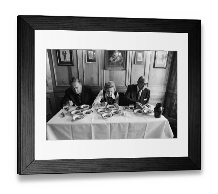 Framed Print : Len Moss (Meat Traders), Mary Berry and Squadron Leader W. (Bill) Gosden (R. A Framed Print : Len Moss (Meat Traders), Mary Berry and Squadron Leader W. (Bill) Gosden (R. A