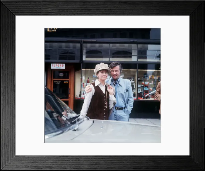 Framed Print : Nanette Newman Cork Film Festival cap waistcoat MSI Framed Print : Nanette Newman Cork Film Festival cap waistcoat MSI