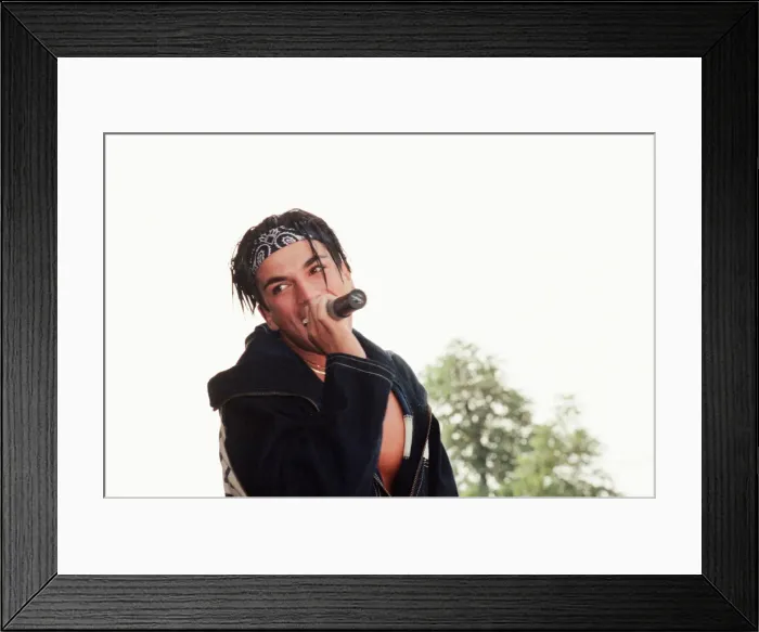 Framed Print : Peter Andre, performs at Fun Day, Stewart Park, Marton, Middlesbrough, England Framed Print : Peter Andre, performs at Fun Day, Stewart Park, Marton, Middlesbrough, England